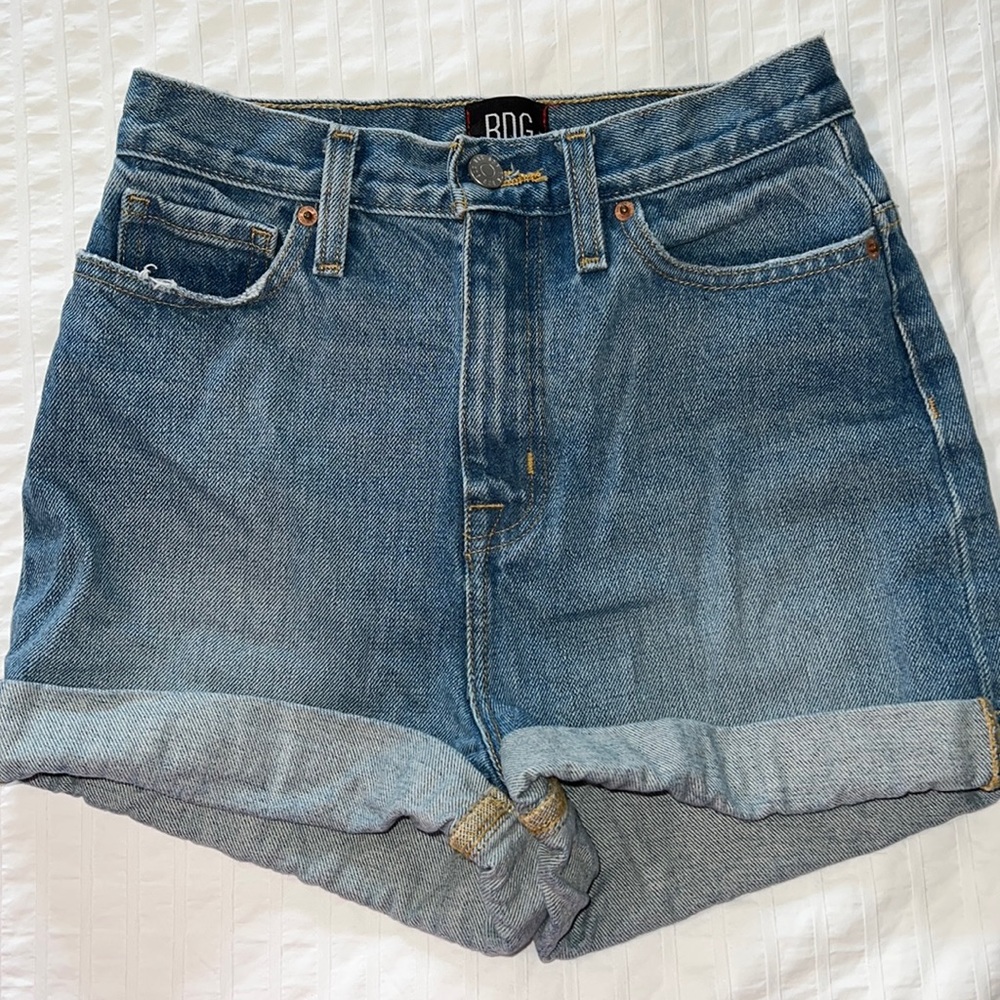 BDG MOM high-rise denim shorts